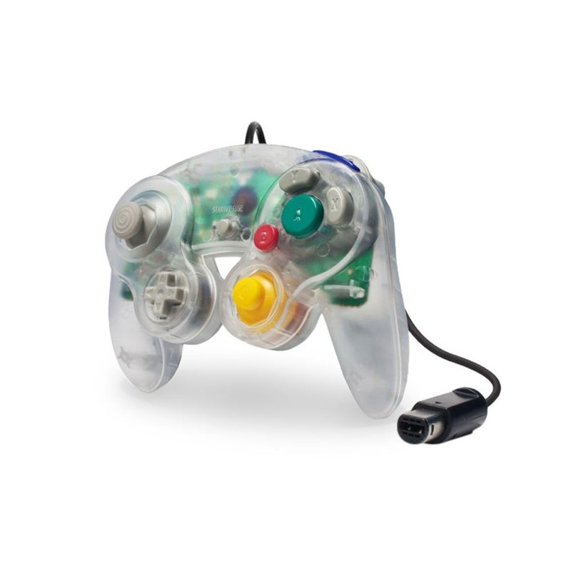 CirKa Wired Controller for Nintendo GameCube & Wii â€“ Dual Analog Joysticks, Vibration Feedback, Pressure-Sensitive Buttons â€“ Clear - Image 3